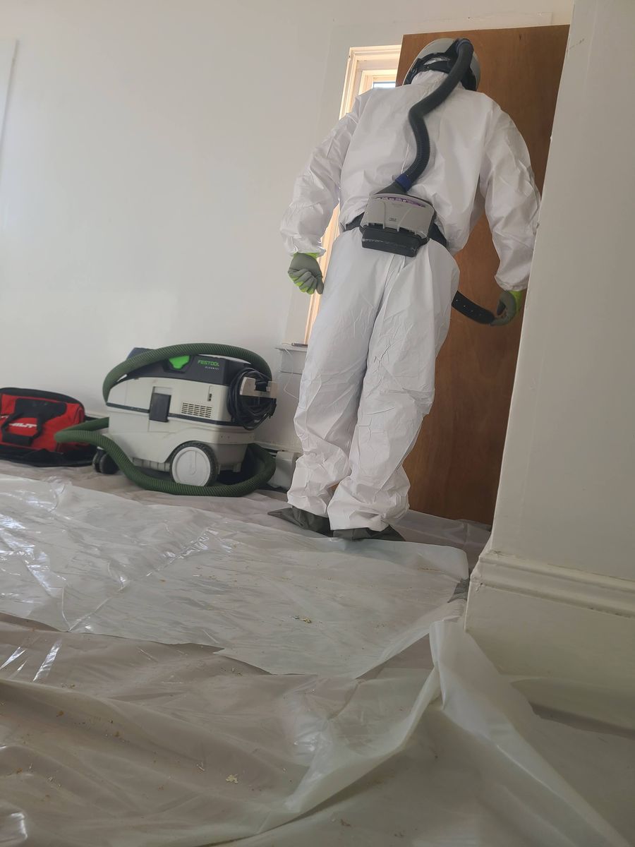 Lead containment work