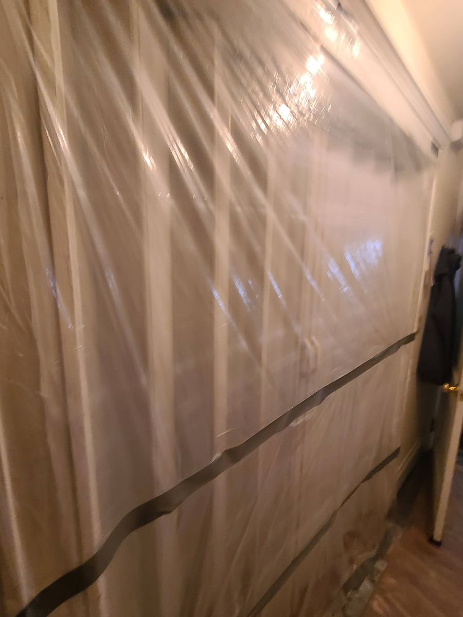 Lead containment work