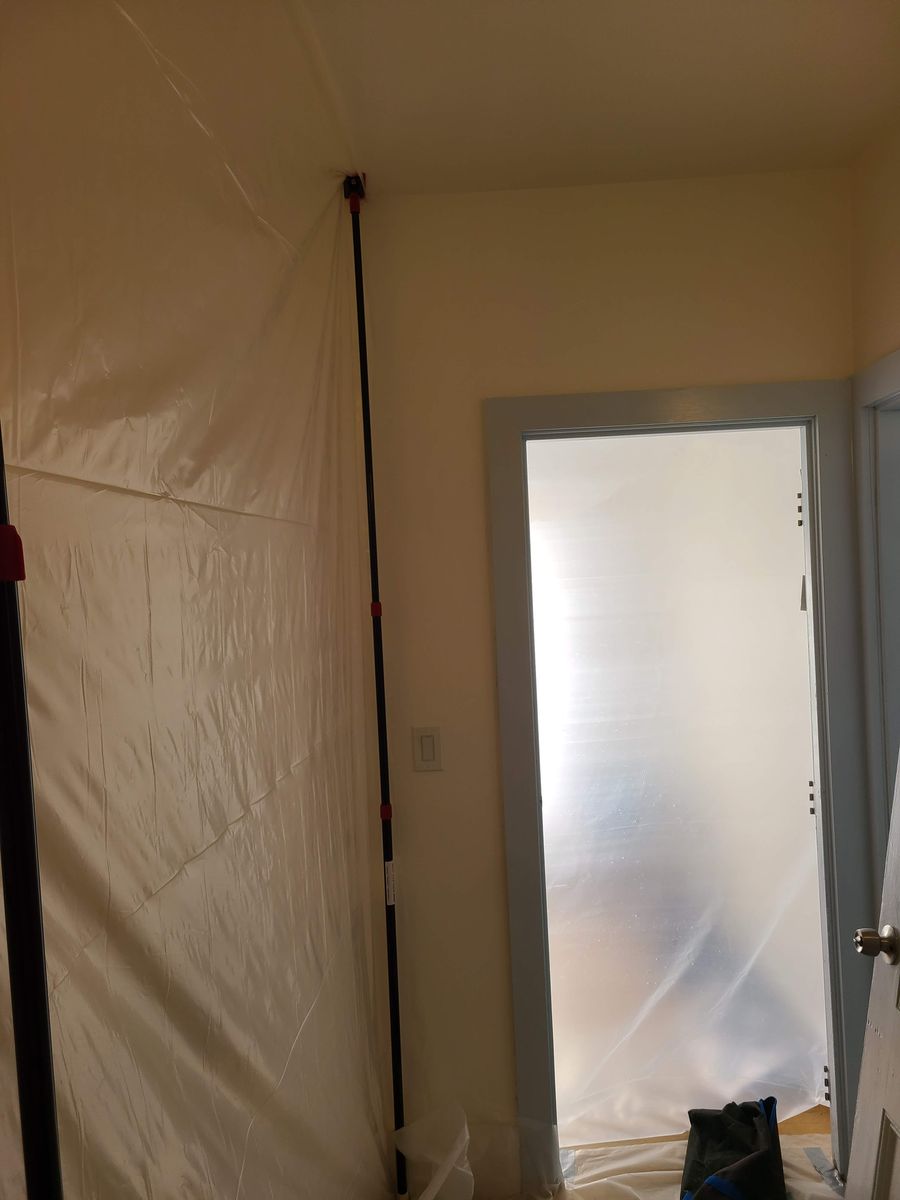 Lead containment work