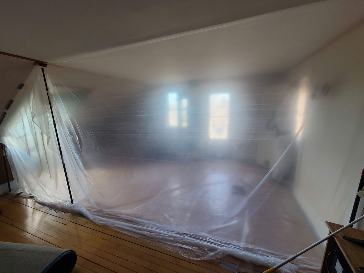 Lead containment work