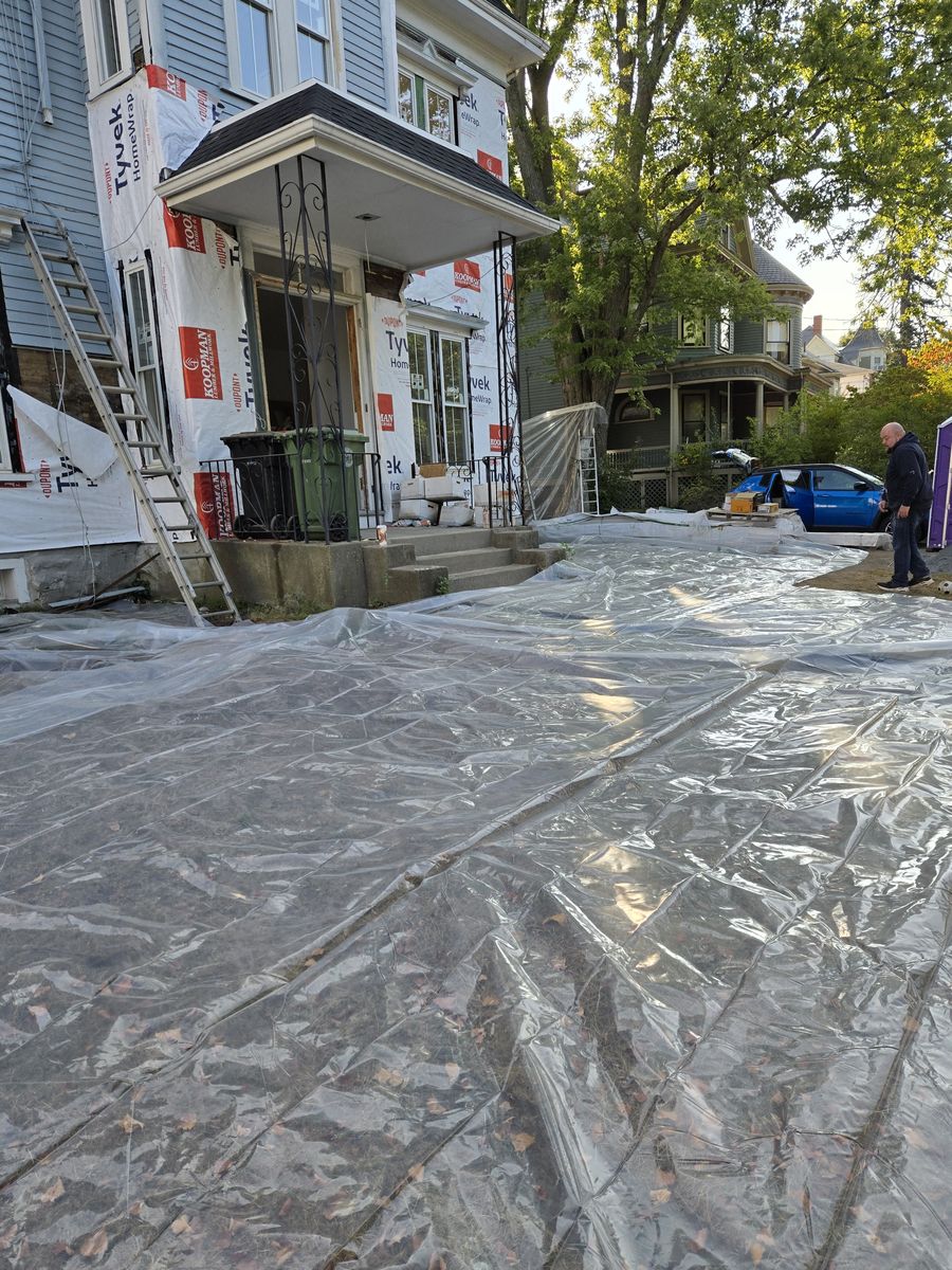 Lead containment work