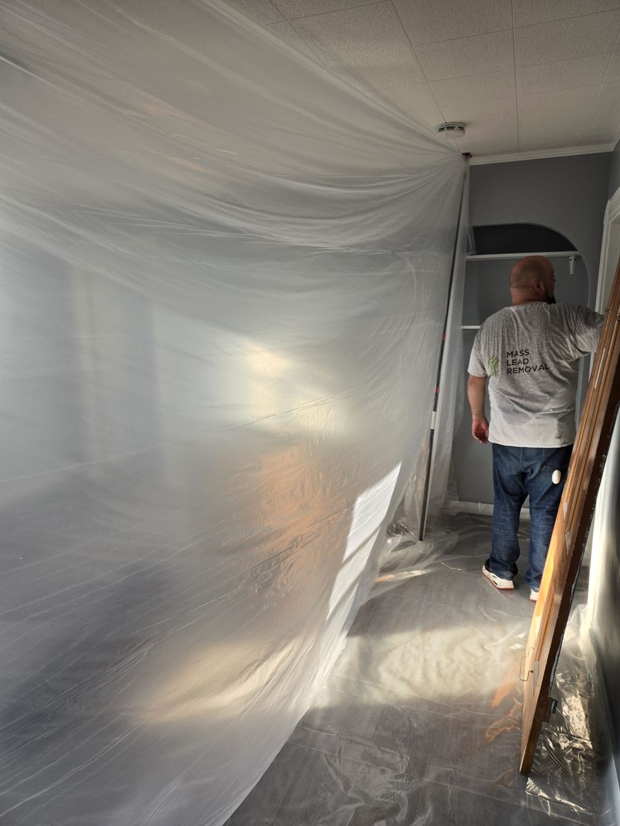 Lead containment work