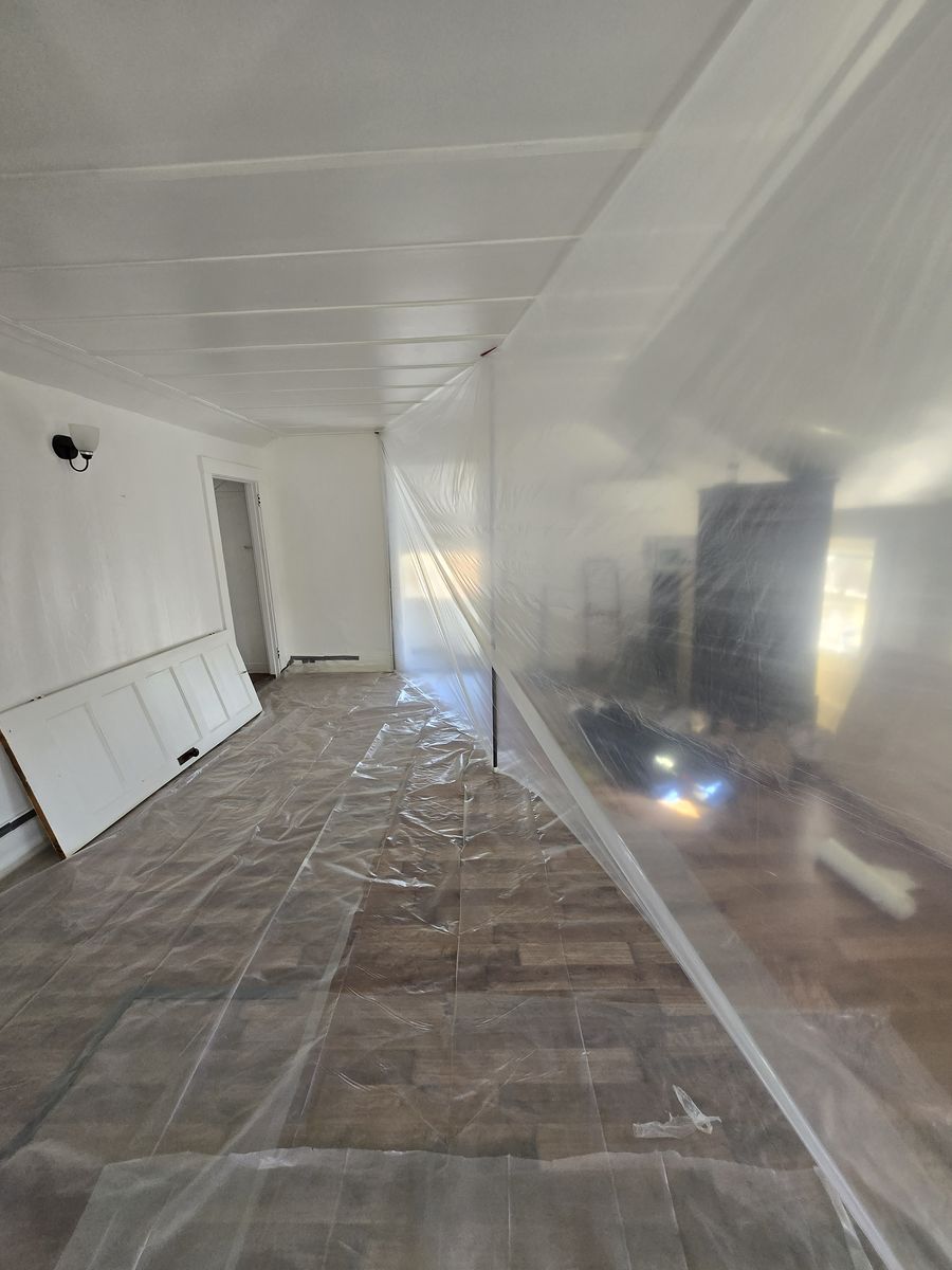 Lead containment work