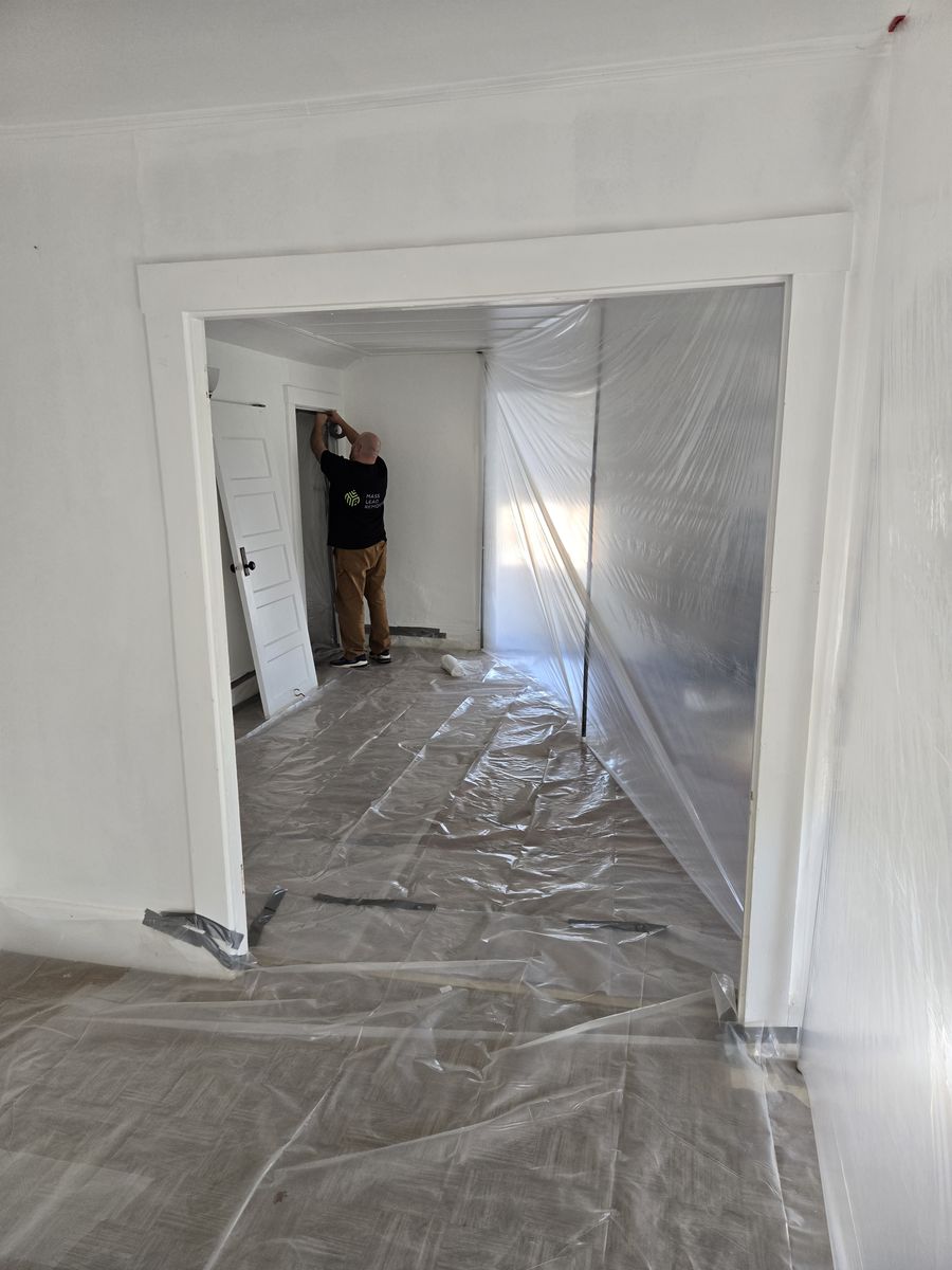 Lead containment work