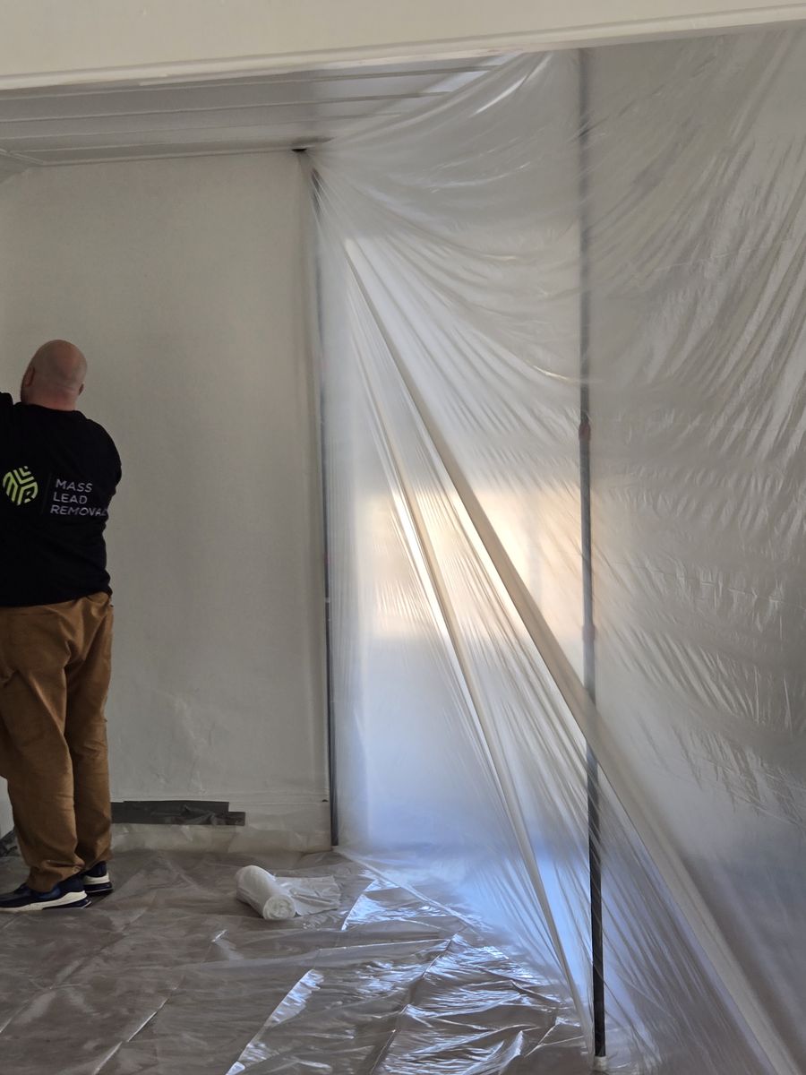 Lead containment work