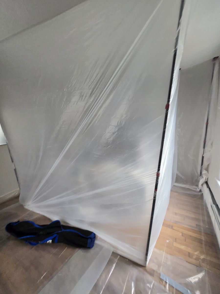 Lead containment work