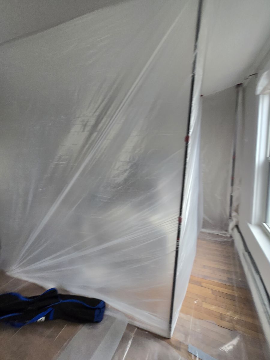 Lead containment work