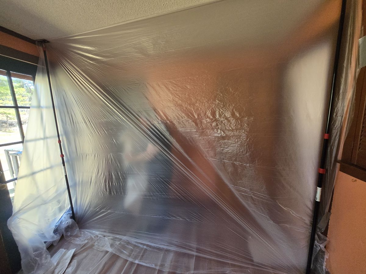 Lead containment work