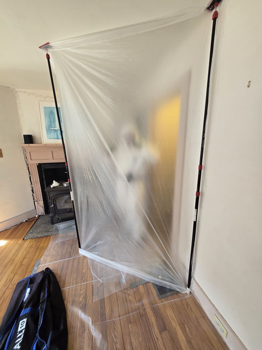 Lead containment work