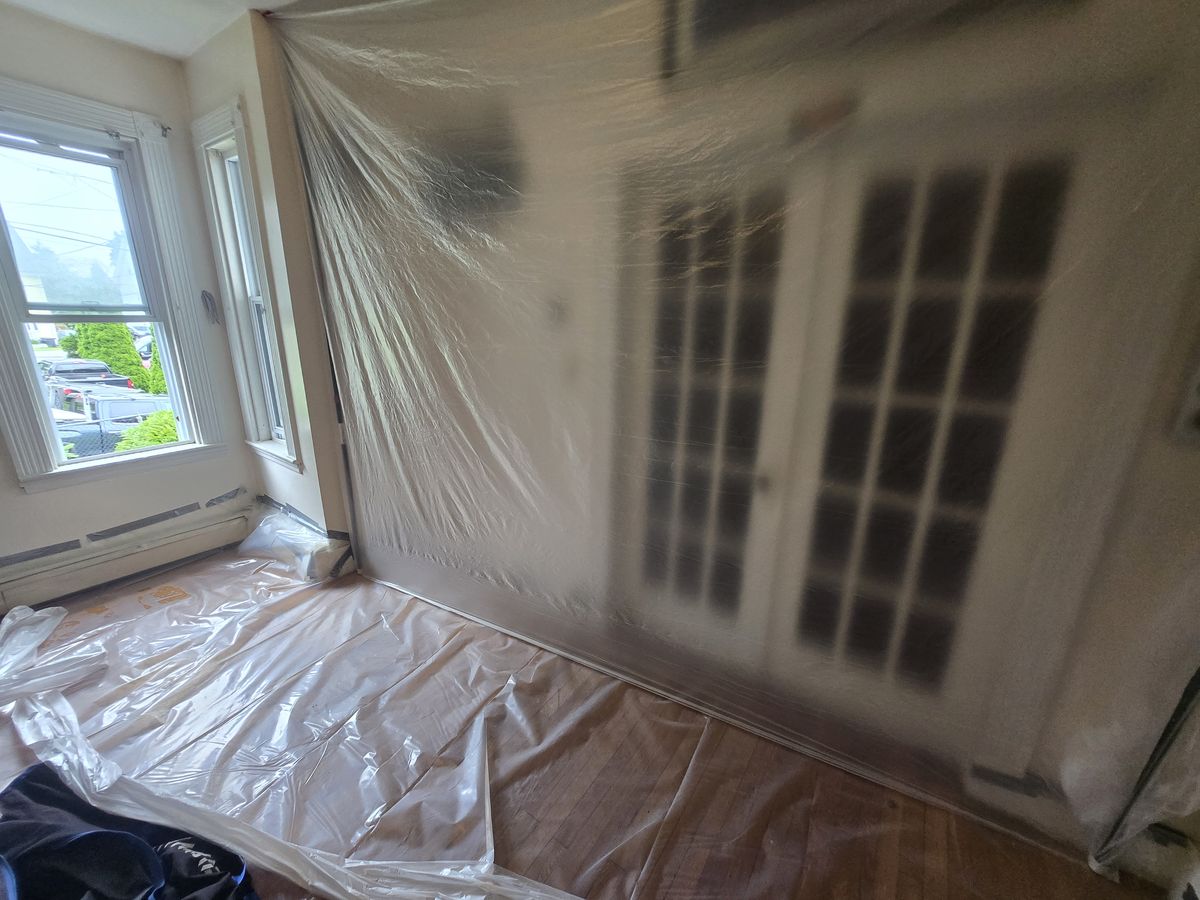 Lead containment work