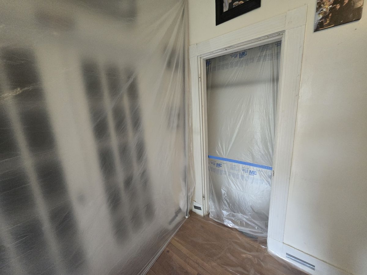 Lead containment work