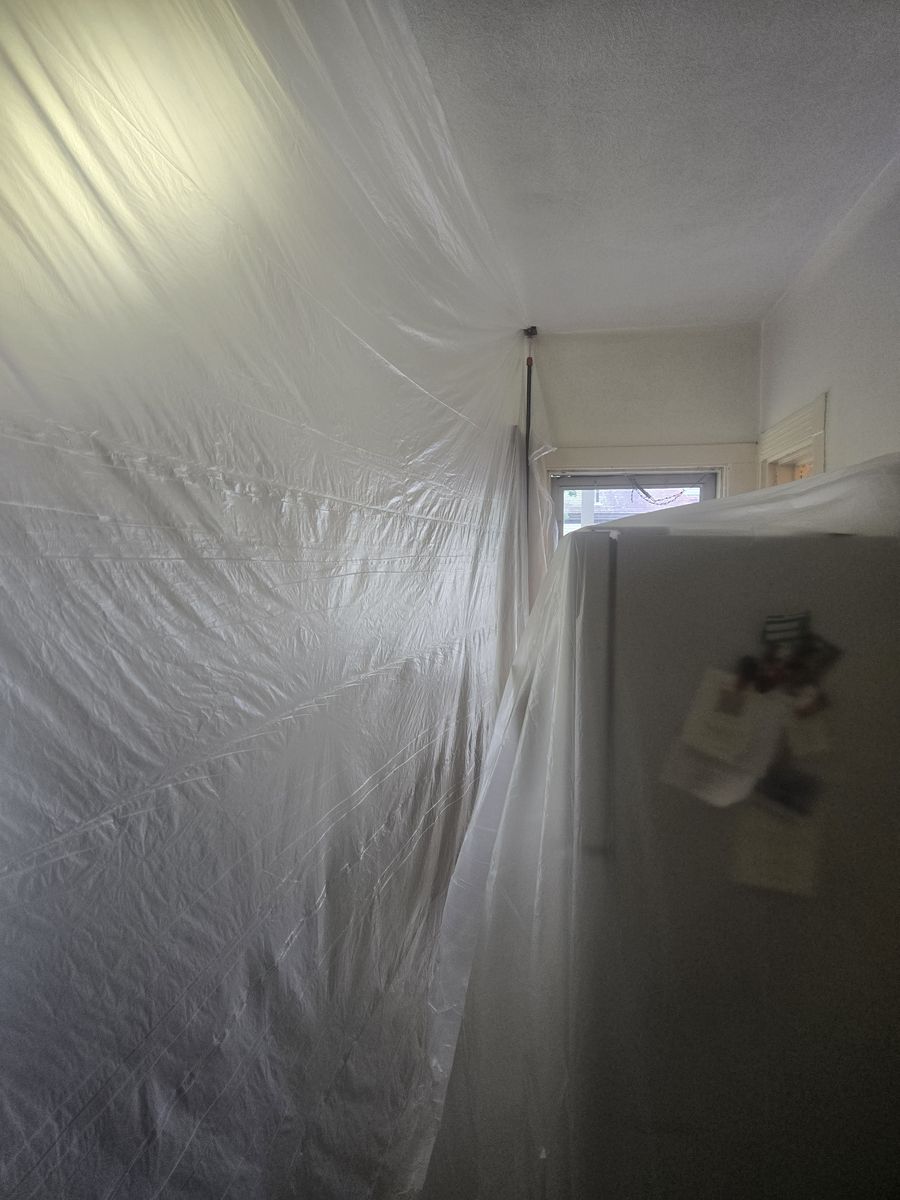 Lead containment work