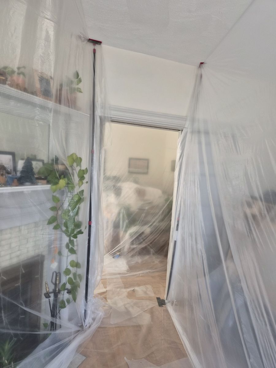 Lead containment work