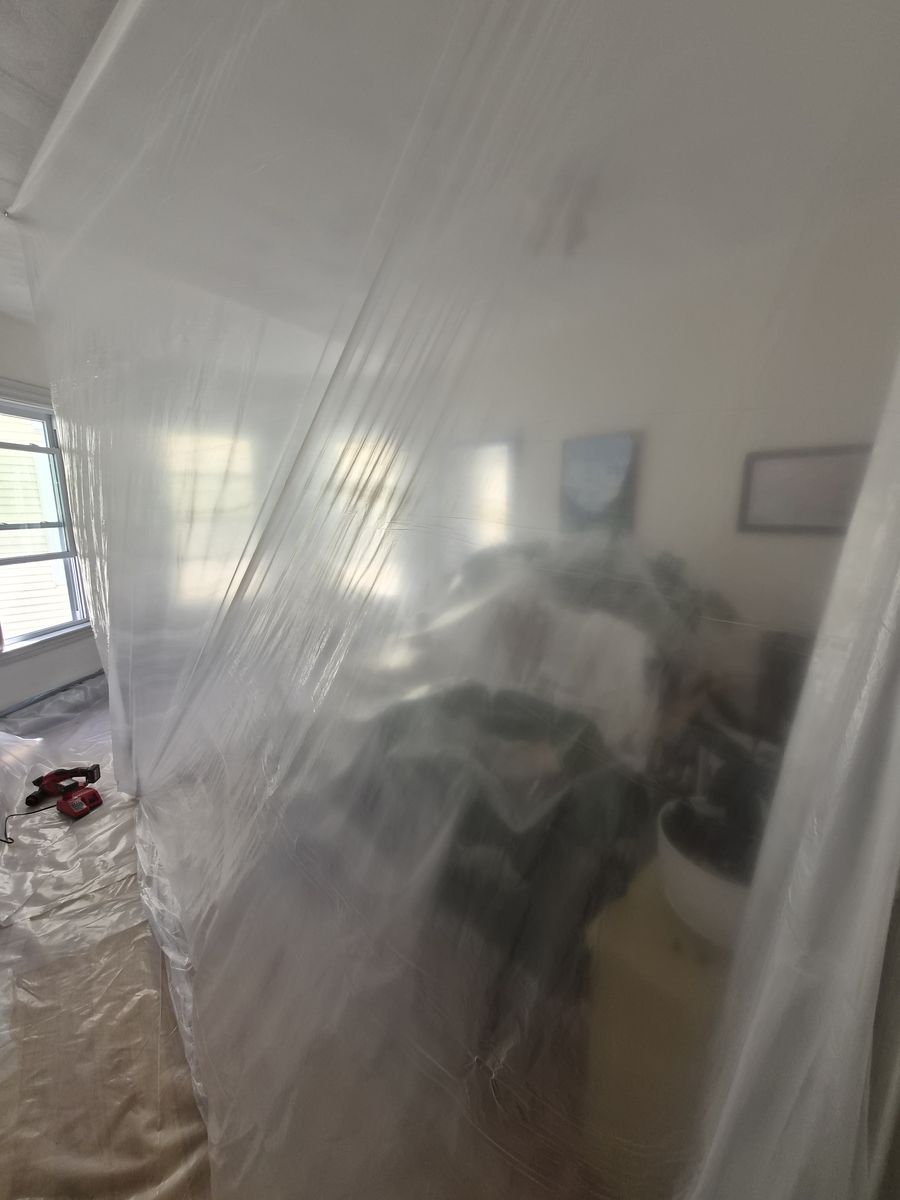 Lead containment work