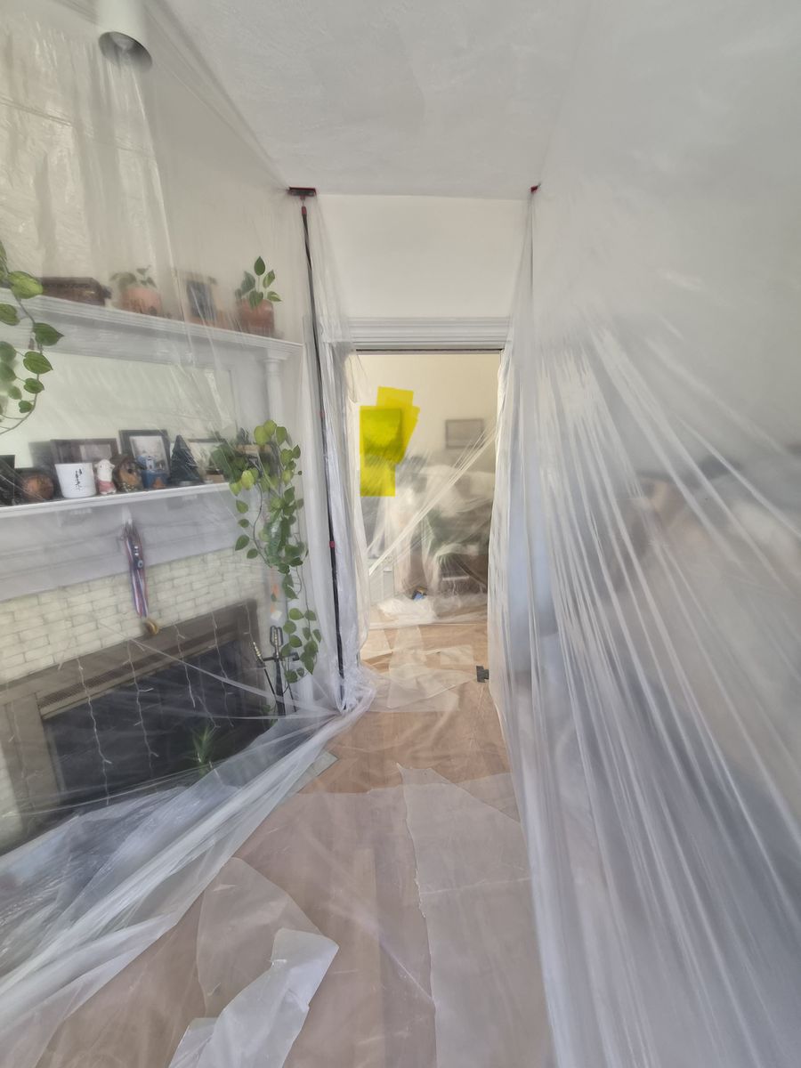 Lead containment work