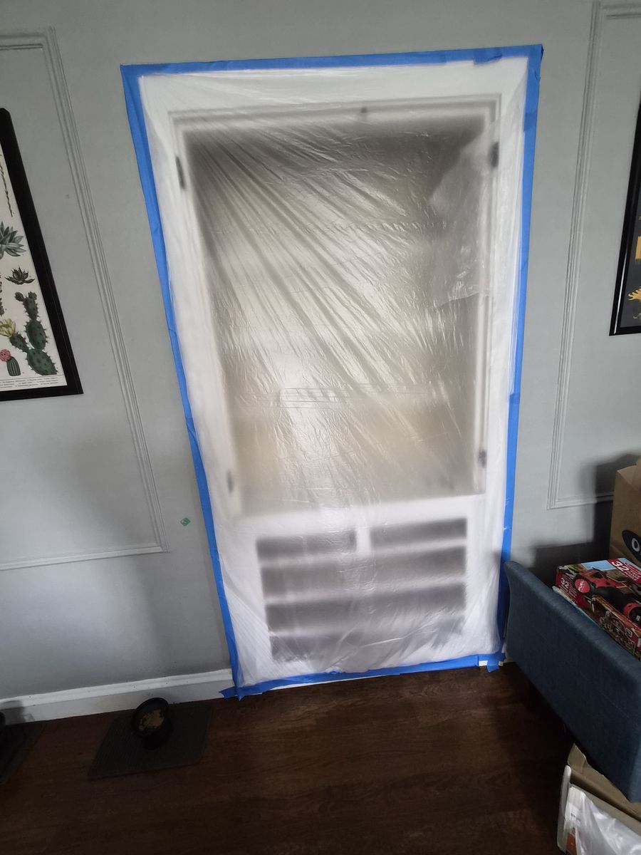 Lead containment work