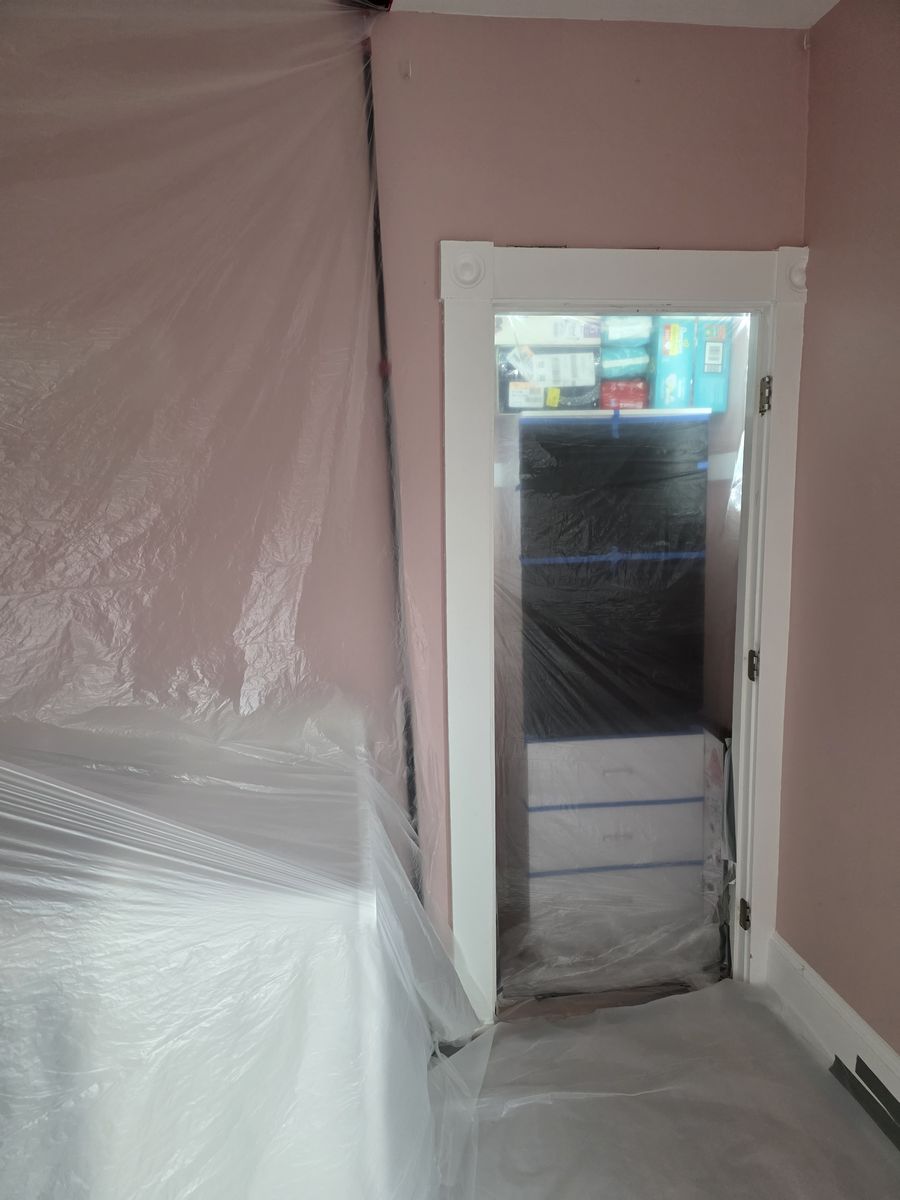 Lead containment work