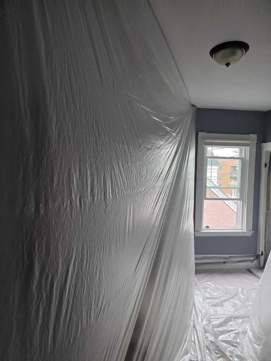 Lead containment work