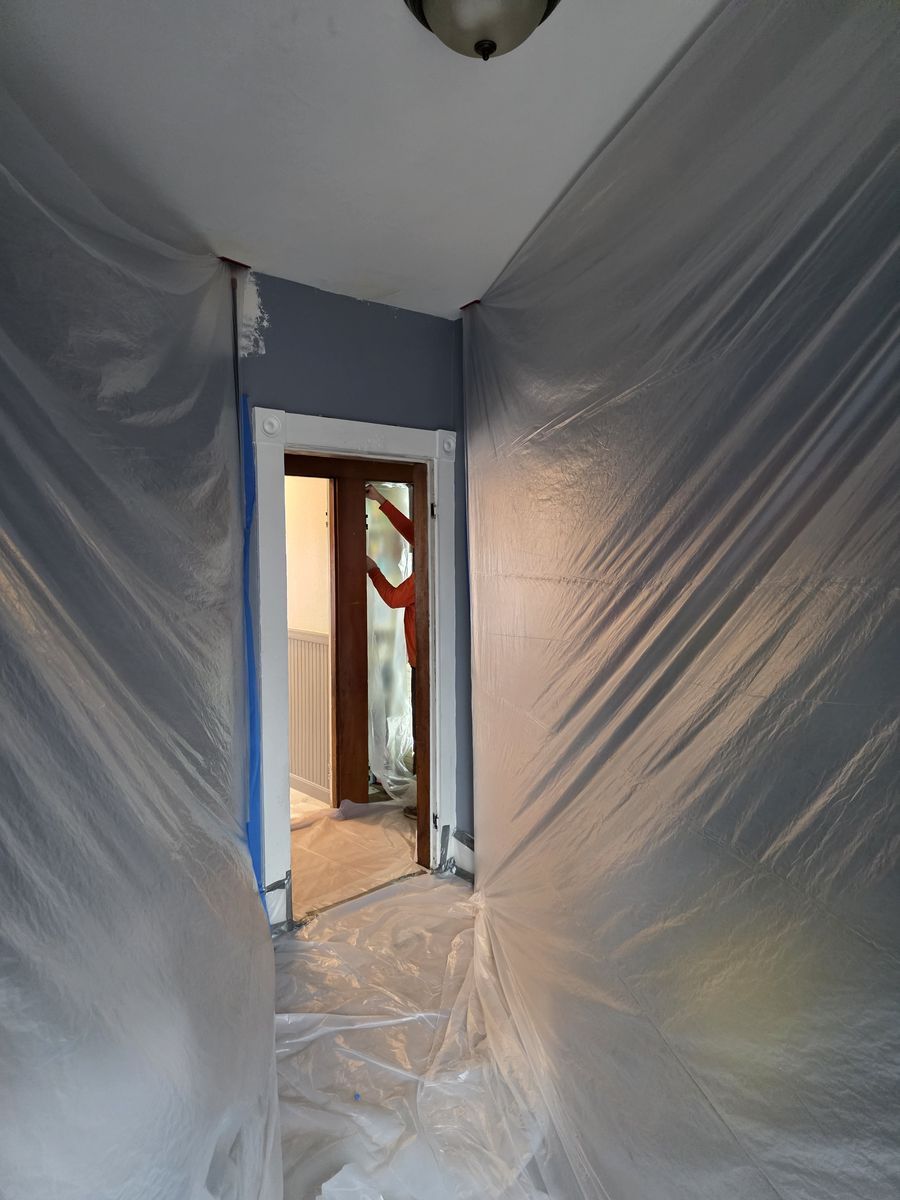 Lead containment work