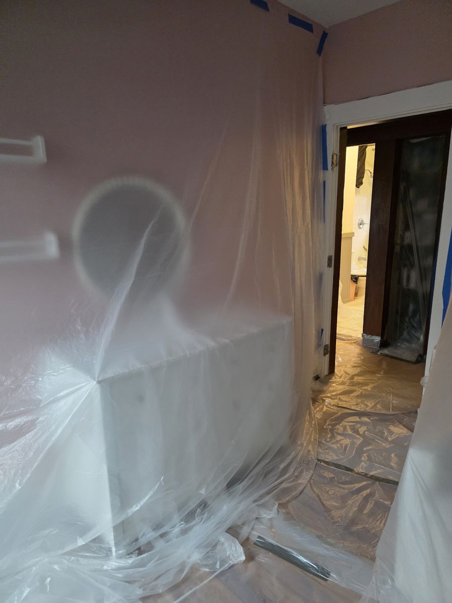 Lead containment work