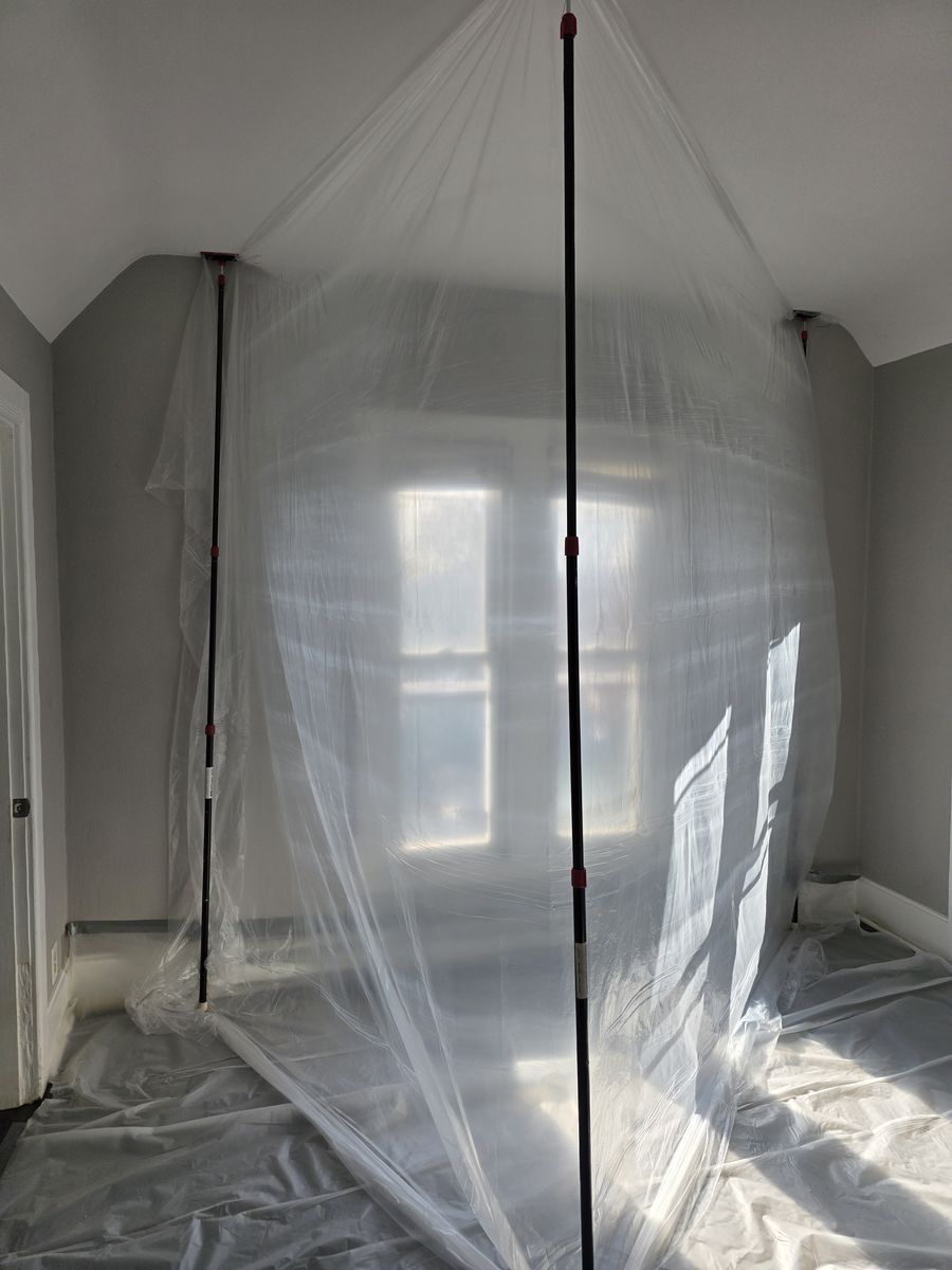 Lead containment work