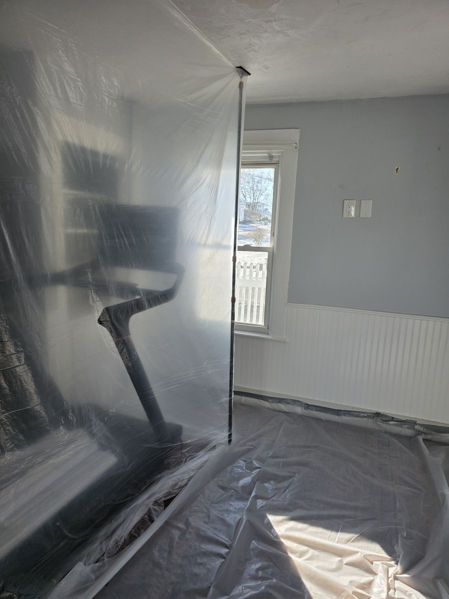 Lead containment work