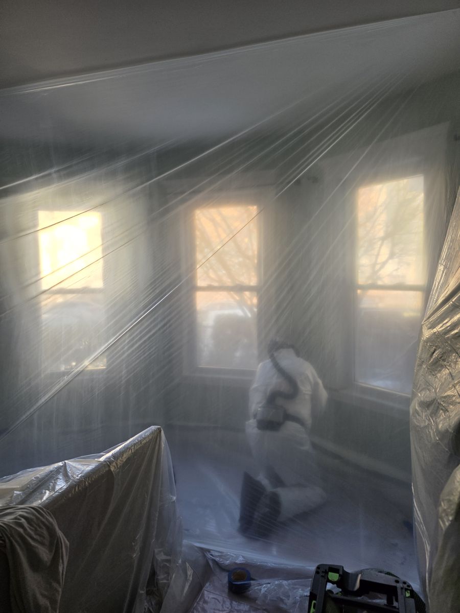 Lead containment work